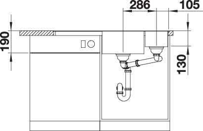 BLANCO AXIA III 6 S-F MXI